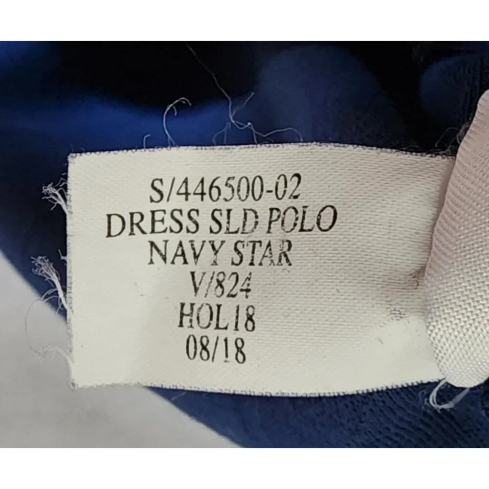 Banana Republic Navy‎ Blue Dress Polo Shirt Size Large 100% Cotton